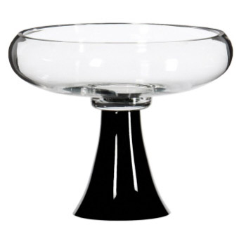 Bowl Vase Black Stem - Centerpieces & Columns - elegant centerpieces for weddings